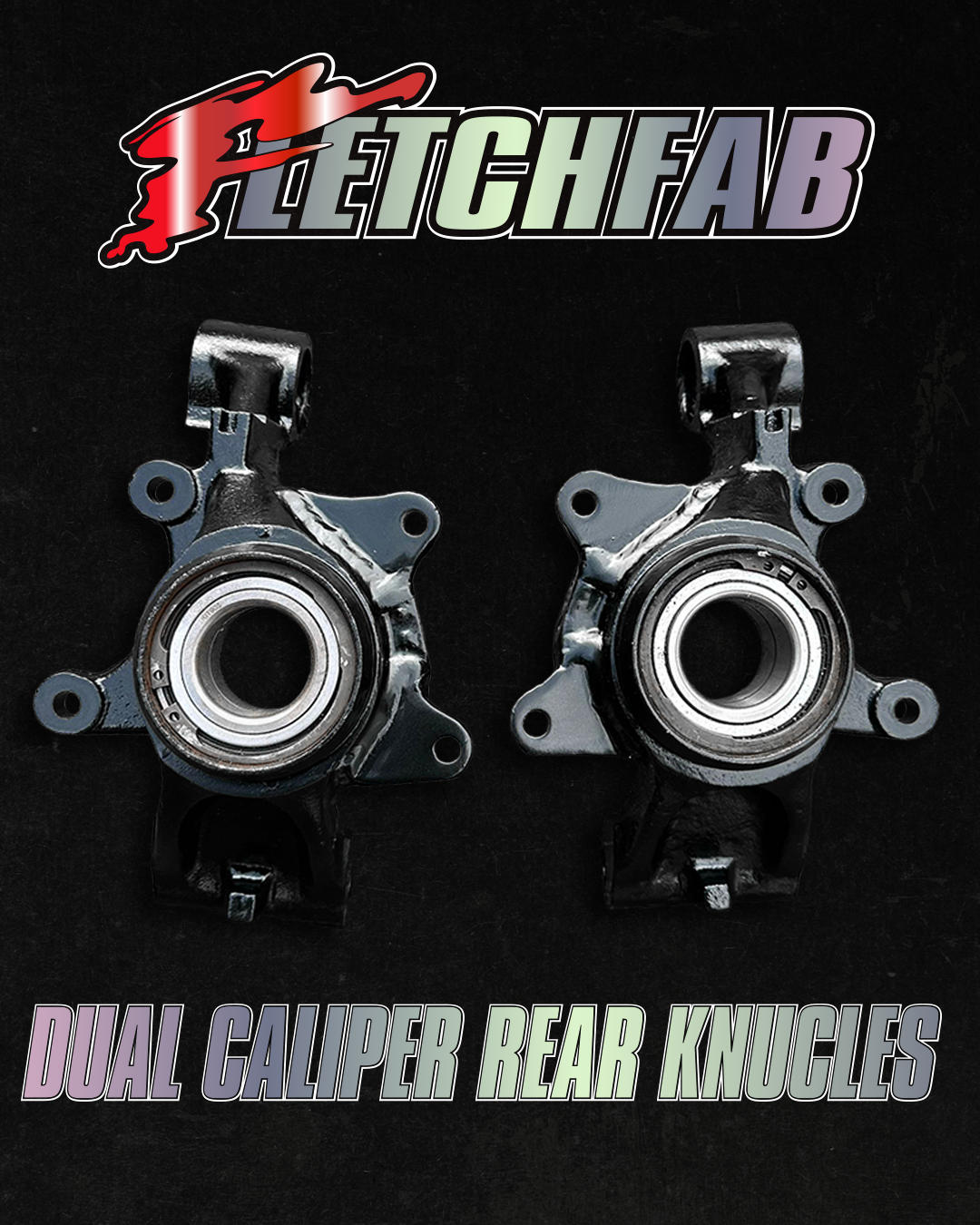 FletchFab MX5 NA/NB Rear Dual Caliper Knuckles