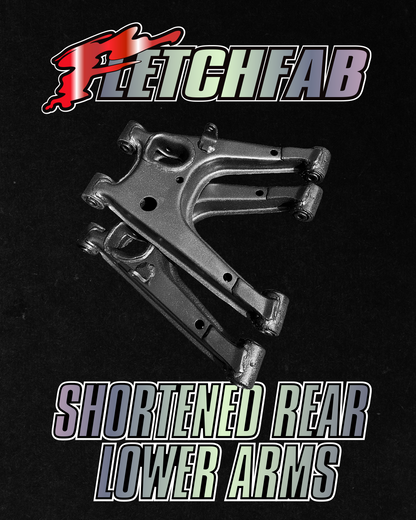 FletchFab MX5 NA/NB Rear Shortened Lower Arms